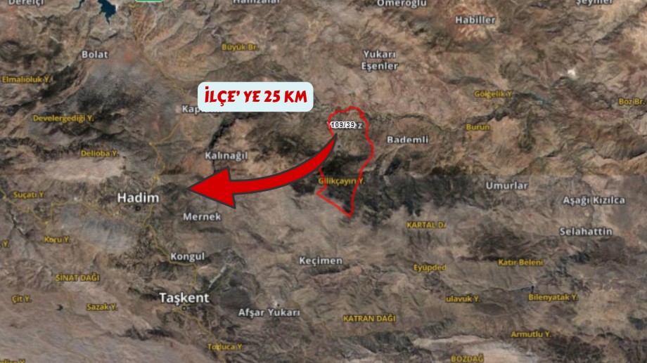 KONYA HADİM YELMEZ KÖYÜNDE 400M² İMARLI ARSAMIZ SATILIKTIR. - KONYA HADİM fotoğraf 6